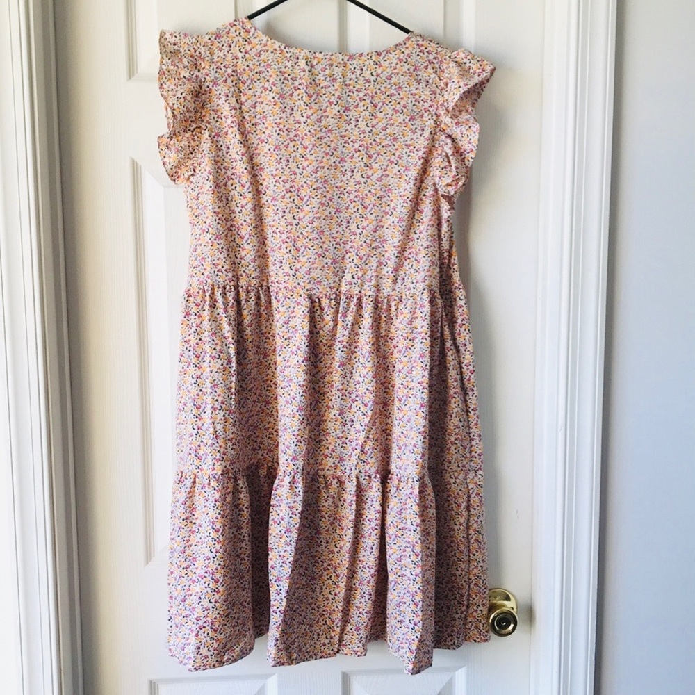 Hayden Floral Ruffle Dress - Multicolor - Picture 6 of 7